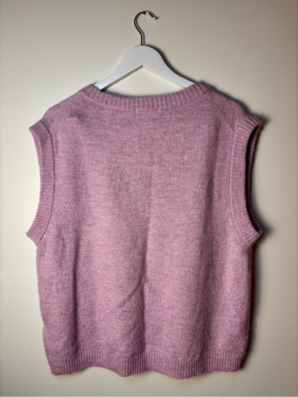 H&M Lilac V-Neck Sweater Vest, size Small - Picture 7 of 9